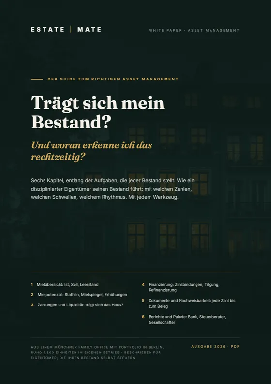 White Paper: Trägt sich mein Bestand? Der Guide zum richtigen Asset Management. (Ausgabe 2026, PDF · Deutsch)